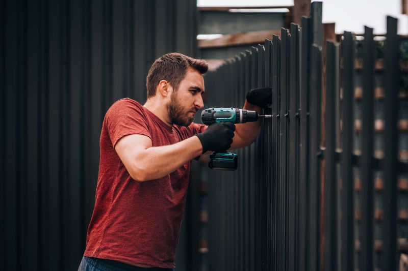 Fence Installation in Progress